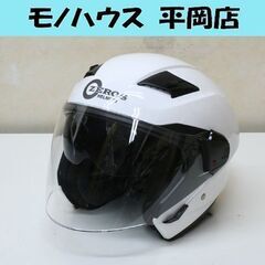 ヘルメット ZEROS サングラス付き RK-2 グラスホワイト...