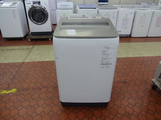 ID 010531　洗濯機パナソニック　8K　キズ有　２０１６年製　NA-F80H3