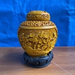 骨董品　ジンジャージャー　糖菓壺　砂糖壺