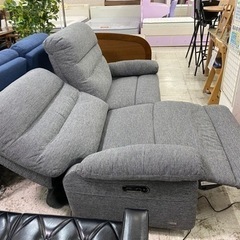 【愛品館 江戸川店】筑波産商 電動２Pワイドソファ ID：156-018785-007