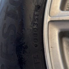 ブリヂストン　225-65-17 スタッドレスホイル付