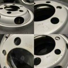 【BS R202 225/75R16 118/116L LT】6本 夏タイヤ【トラックホイール 16×6K 128-8TC 6H PCD222.25 +128】20年製 バリ溝 エルフ等　(TC670)クレジットカード QRコード決済可能 BS R202 225/75R16 118/116L LT】6本 夏タイヤ【トラックホイール 16×6K
