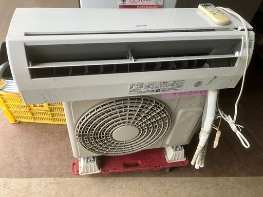 ☆中古￥15,800！【会員価格￥15,800】HITACHI　2.2kwルームエアコン　家電　RAS-A22E(W)型　2016年製　【BK183】