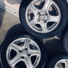 冬タイヤ 155/65R13 軽自動車用アルミ付きTOYO製くるみ入りスタッドレス 4本組