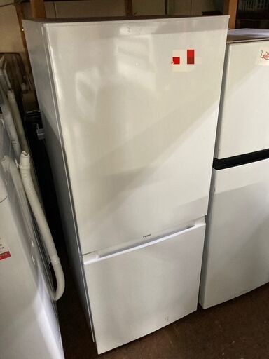 ☆中古￥17,800！【会員価格￥15,800】Haier　140㍑2ドア冷蔵庫　家電　2022年製　JR-NF140M型　幅50cmｘ奥行55cmｘ高さ125cm　【BK192】