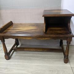 カリモク/コロニアル/花台/電話台/インテリア/カフェ/ローテーブル