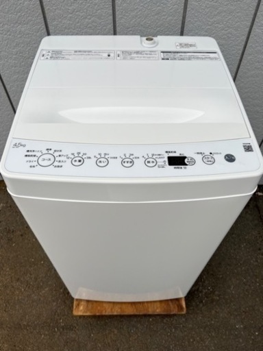 ■2022年製 4.5kg 洗濯機 Haier BW-45A■ハイアール 単身向け洗濯機 1人用