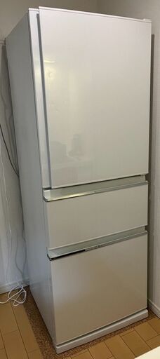 三菱 3ドア冷蔵庫 MR-CX33A-W1 330L 年式2017
