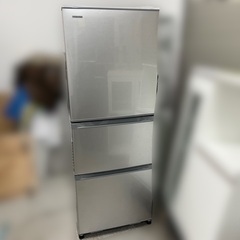 J1981 3ドア冷蔵庫 東芝 TOSHIBA VEGETA ベジータ GR-K33S 330L 2018年