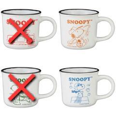 ✴️スヌーピー SNOOPY ゆったりマグカップ ２種類セット✴️