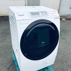 ♦️EJ1298番Panasonic ドラム式電気洗濯乾燥機 【...