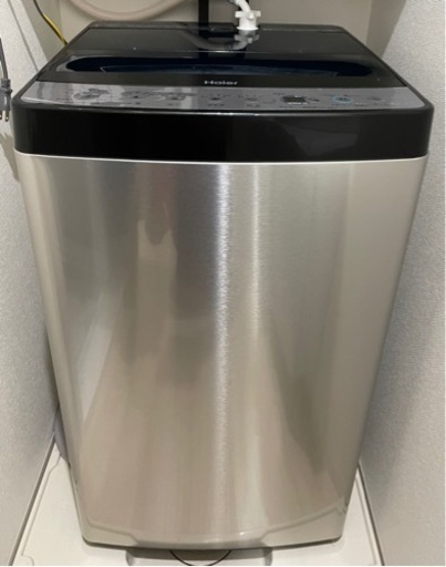 洗濯機 5.5kg ステンレスブラック ハイアール Haier
