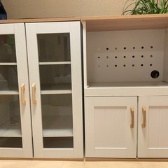 ナフコ カップボード(食器棚) 2個