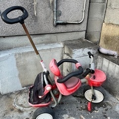 三輪車☆手押しアシスト