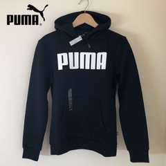 PUMA（プーマ） ビッグロゴ パーカー 黒
