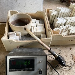 陶芸窯　灯油窯　温度計他セットで。