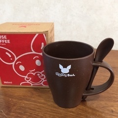 コーヒー・スプーン付きマグカップ😊未使用品