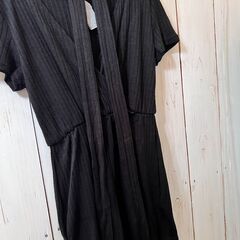 【新品レディース服】ニットロンパース黒