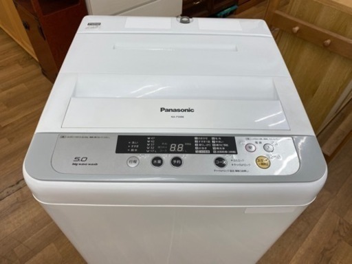 I741 ★ Panasonic 洗濯機 （5.0㎏） ⭐動作確認済⭐クリーニング済