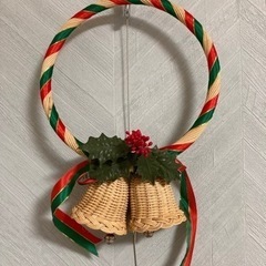 【ハンドメイド】クリスマス飾り　籐　手作り