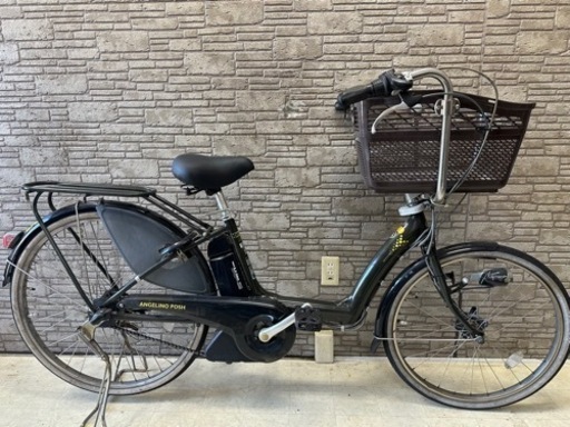東京23区配達無料　新基準　ブリヂストン　アンジェリーノ　4Ah リチウム 電動自転車 中古 38
