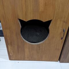 猫トイレカバー　メープル　ハンドメイド