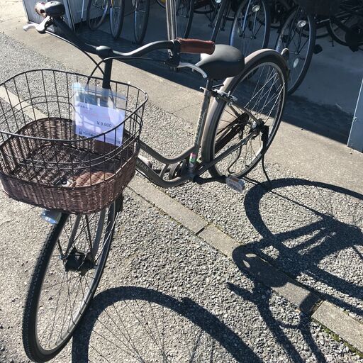 ★ジモティ割あり★  自転車 26 白 クリーニング済み KJ1057