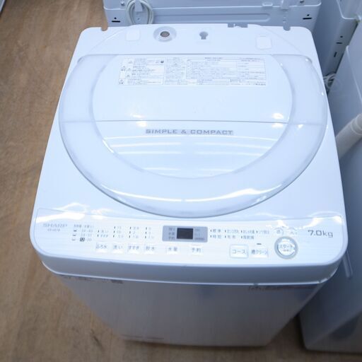 シャープ 7.0kg洗濯機 2018年製 ES-GE7B【モノ市場 知立店】41