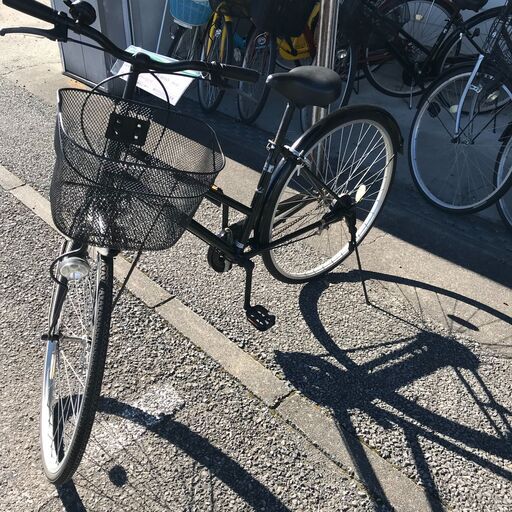 ★ジモティ割あり★  自転車 27 黒 クリーニング済み KJ1060