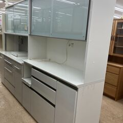 お値下げ致しました！！】松田家具 2面レンジボード ハイカウンター 