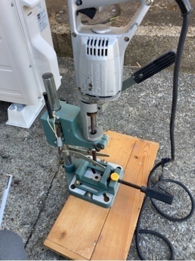 日立ドリル付き穴開け機　ドリルスタンド（治具）