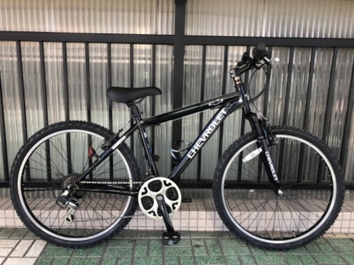 マウンテンバイクChevrolet(シボレー)18段、前後タイヤ新品です✨