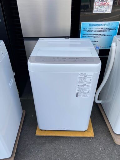 洗濯機 パナソニック NA-F60B15 2021年製 6kg【3ヶ月保証★送料に設置込】自社配送時代引き可※現金、クレジット、スマホ決済対応※