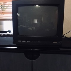 レトロ小型テレビ88年製ジャンク品DIY用