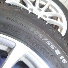 冬 ワーゲン VW アウディ 16インチ【富山】PCD112 ゴルフ アウディ A3 冬 205/55R16 ミシュラン スタッドレス 16インチ 中古4本 人気のユーロデザイン