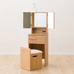 ニトリ三面鏡ドレッサー(Nノワル LBR)