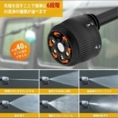 コードレス高圧洗浄機　