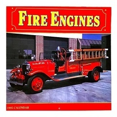 【ネット決済】アメリカの消防自動車のカレンダー