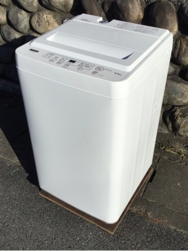 中古　2020年製　4.5kg  全自動電気洗濯機　　幅55.4　　奥行56.8　　高さ89　 （ｃｍ）　ヤマダセレクト　全自動洗濯機　YAMADA　洗濯機