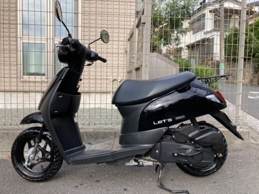 原付バイク代理出品　スズキLets 自賠責保険令和５年9月まで