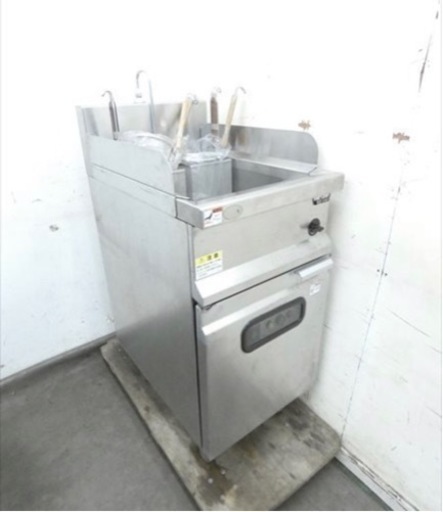 【中古】電気　\nゆで麺機 マルゼン MREF-046 幅400×奥行600×高さ800 三相200V 業務用】