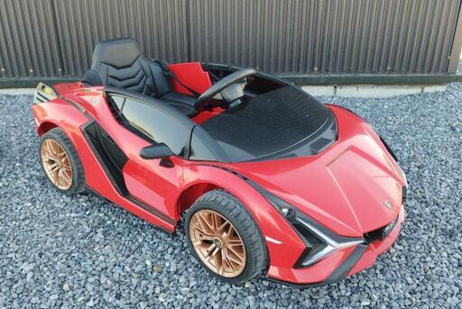 【美品】ランボルギーニ　子供　電動乗用カー　車　ラジコン