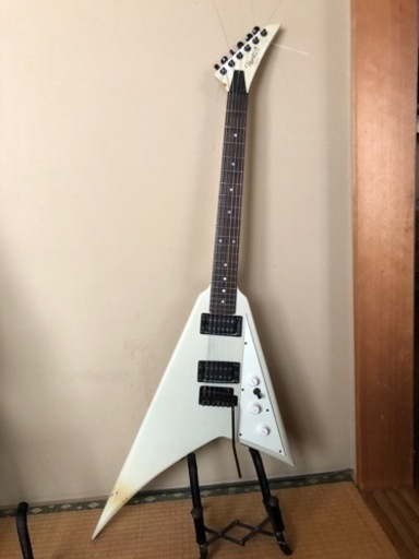 中古エレキギター　モリダイラ　ハリケーン　ジャクソンVタイプ　80年代？