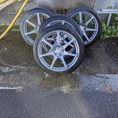 ヨコハマ　AVS　モデル7　１８インチ　PCD100