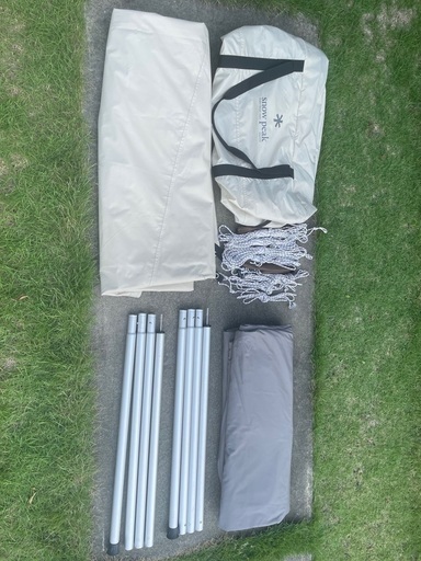 スノーピーク takibiタープ オクタ ポール ペグ セット 最終価格