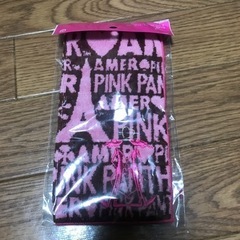 ピンクパンサーのミニタオル　ハンカチ