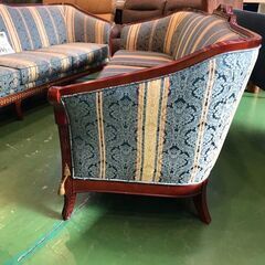 【愛品館八千代店】アンティーク調　3人掛ソファ