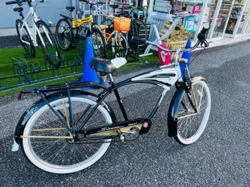 【激安価格】ビーチクルーザーバイク　オシャレ！　乗っても良し！飾っても良しの一品☺️