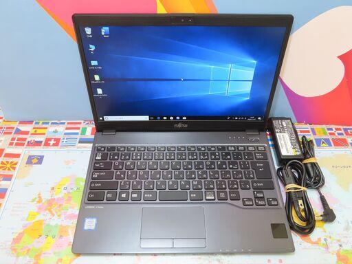 JC10217 美品 富士通 LIFEBOOK U937/R 第7世代 Lバッテリー LTE office2019