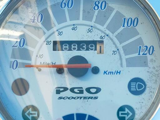 実動　おしゃれなレトロ風125ccスクーター